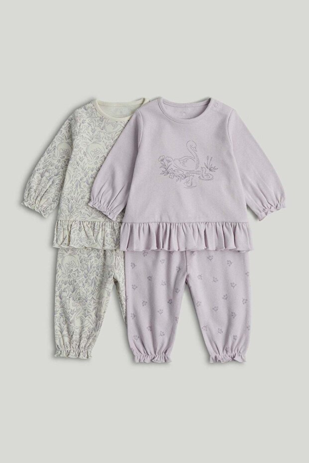 2 Pack Swan Pyjamas