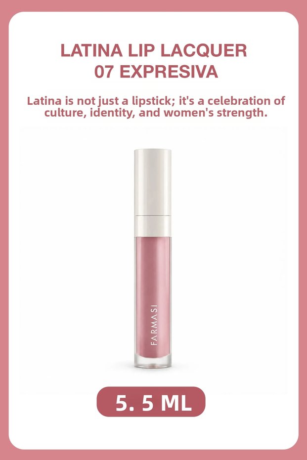 Latina Nourishing & Long-Lasting Shine Liquid Lipstick | 07 Expressive