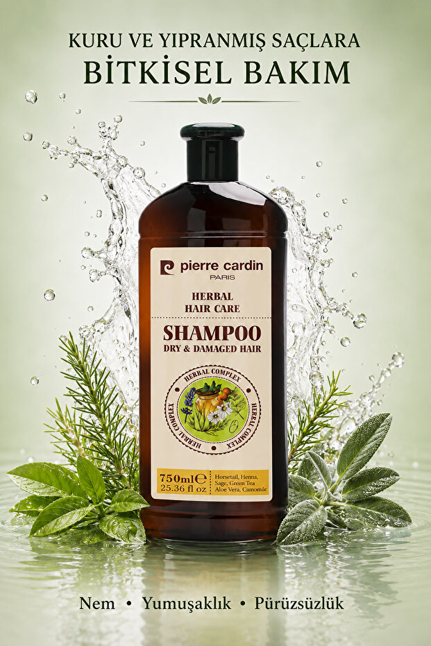 750 ml Herbal Shampoo - Dry and Damaged Hair