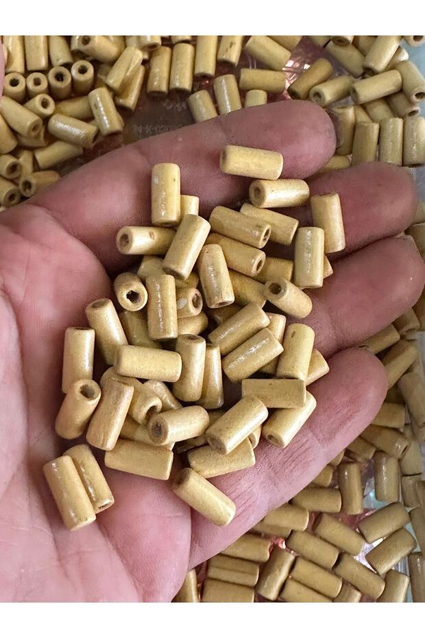 50 Pieces 1 cm Bamboo Tube Jewelry Beads