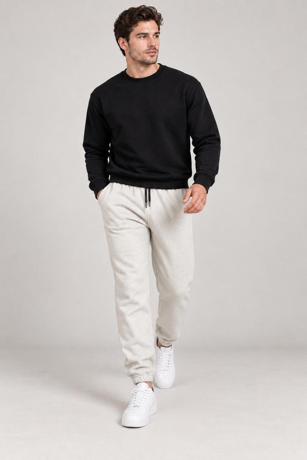 Men's Unisex Jogger Sweatpants 3 Thread Thick Personality