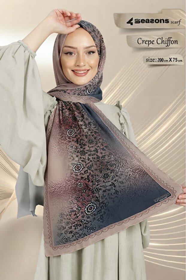 Crepe Chiffon Veil