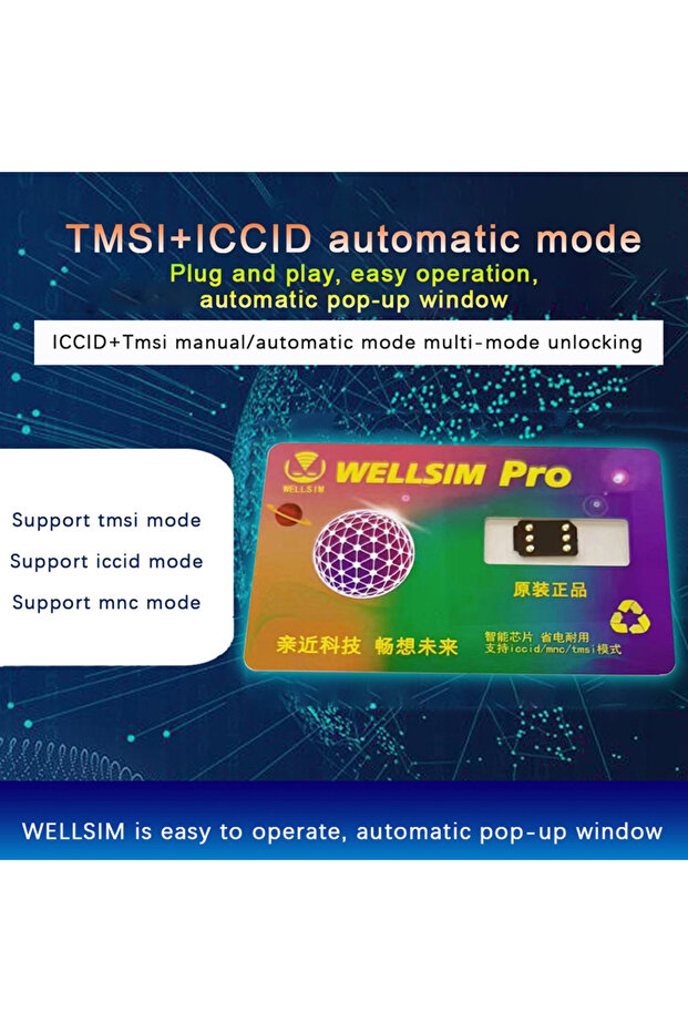 onesize High Quality Wellsim Sim Unlocking for X/XS/8/8P/7/7P/6S/6SP/6/6P/5P