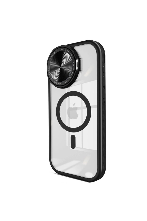Apple iPhone 11 Case Telescope Lens Magsafe Silicone Cover - Black