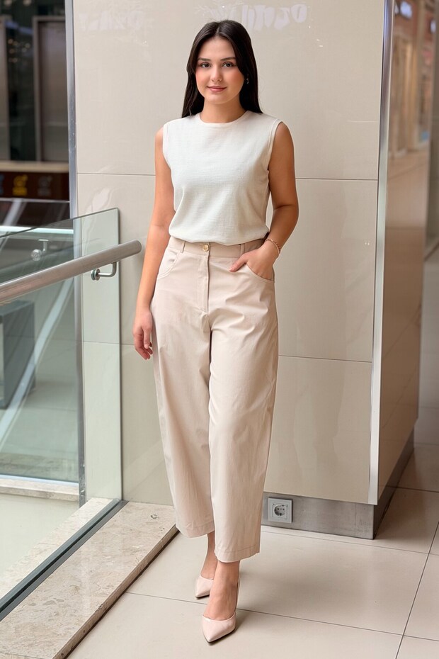 Synthesis Mam Pants with Elastic Back