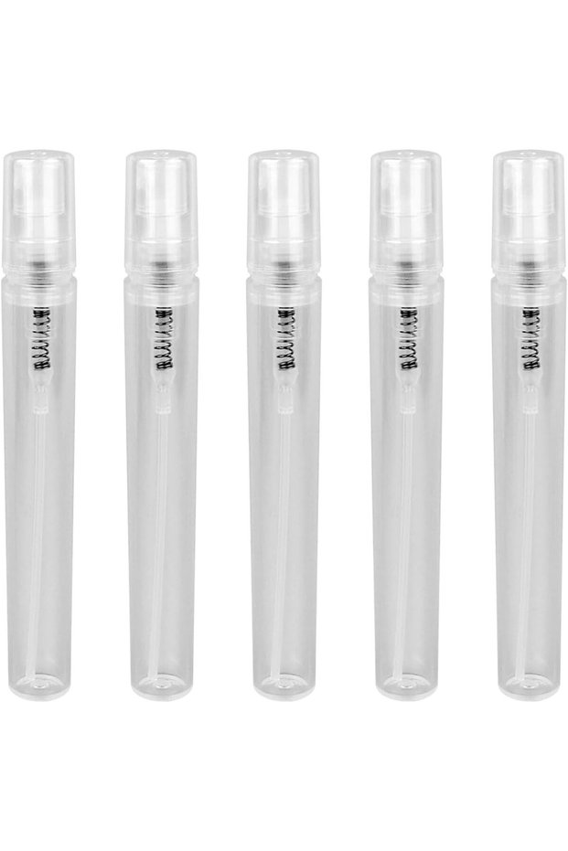 Plastic 10ml Clear 5pcs 2ML- 10ML Mini Clear Plastic Spray Bottle Empty Perfume Atomizer Sample Bott