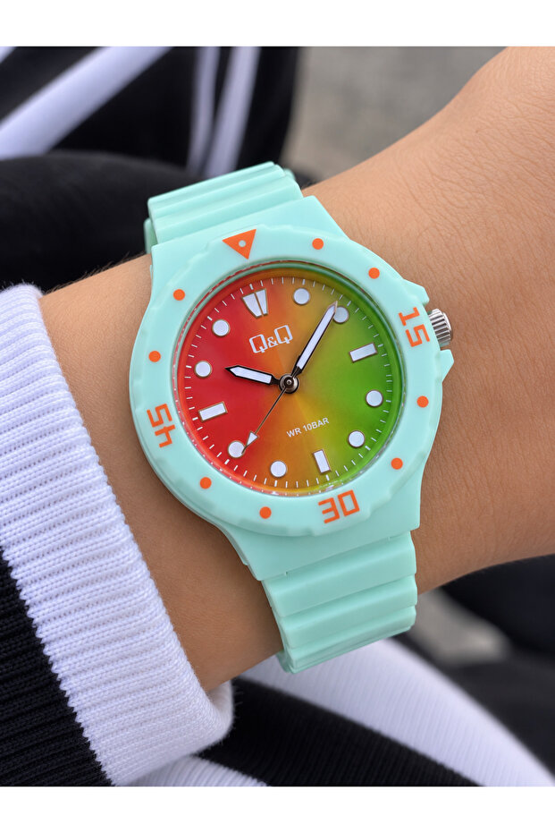 Vr19j192y Kids Wristwatch Waterproof with Silicone Cord