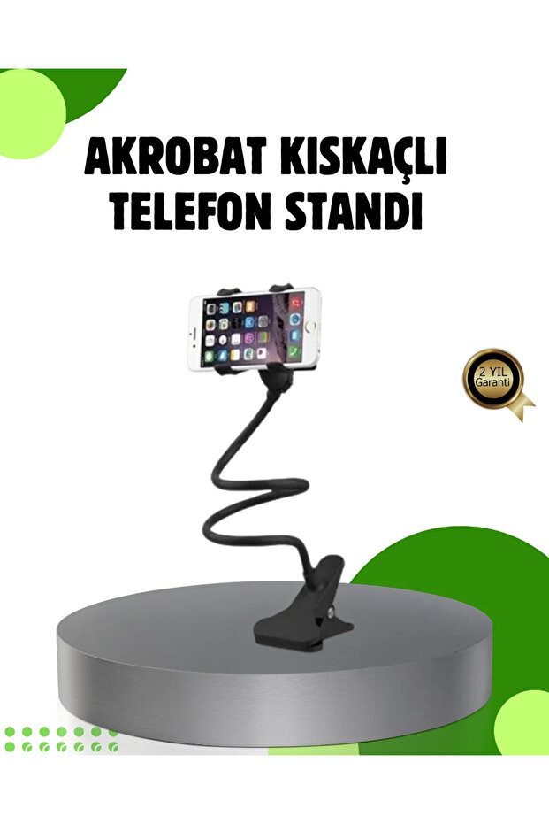 Acrobat Desktop Latch Phone Holder 360 Degree Rotatable