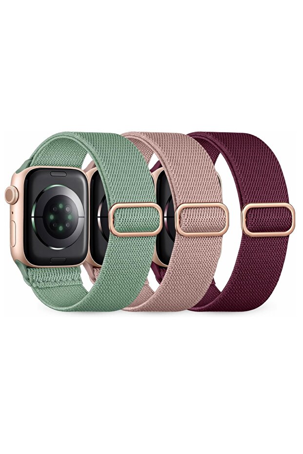 38mm40mm41mm pack-1 3 Pack Elastic Strap for Apple Watch Ultra 49mm Bands 38mm 40mm 41mm 42mm 44mm 4