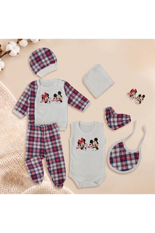 Mini Mouse 7 Piece Baby Soft Cotton Receiving Set