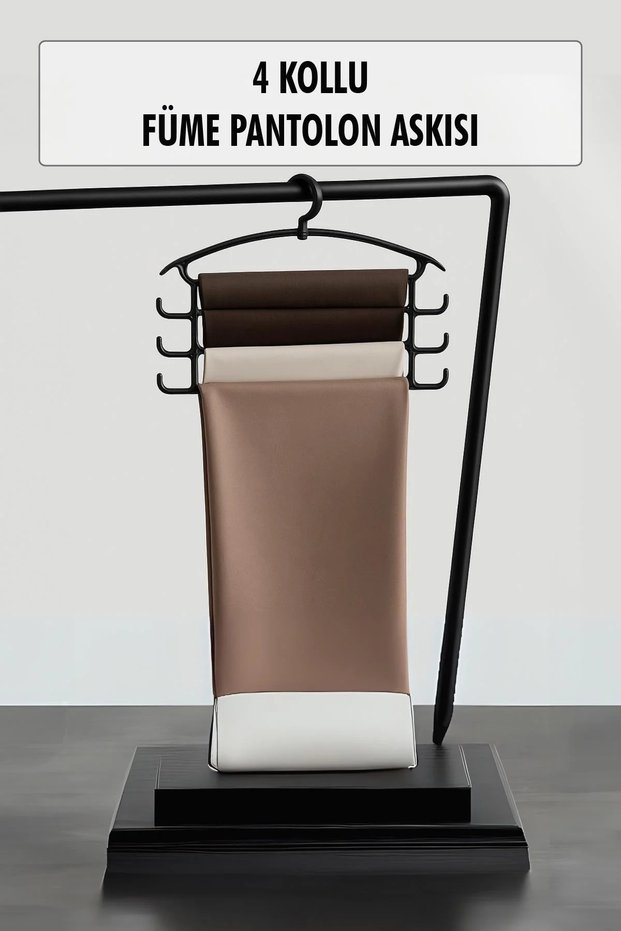Smoked Trouser Hanger & Wardrobe Organizer Hanger