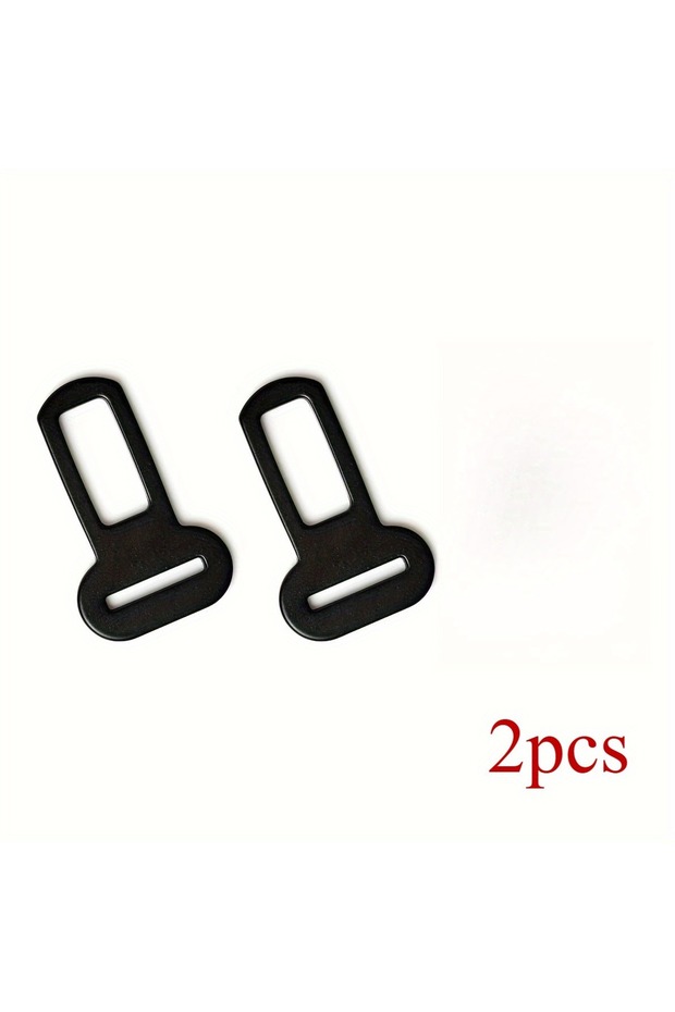 2pcs 2/4 Pet Seat Belt Adapters - Car Metal Clips for Pet Leashes, Compatible with Truck & Car Seats