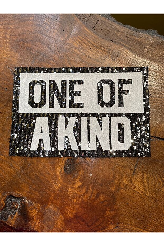 25X17 cm Iron-On Sequined Lettered Emblem Sewing Applique