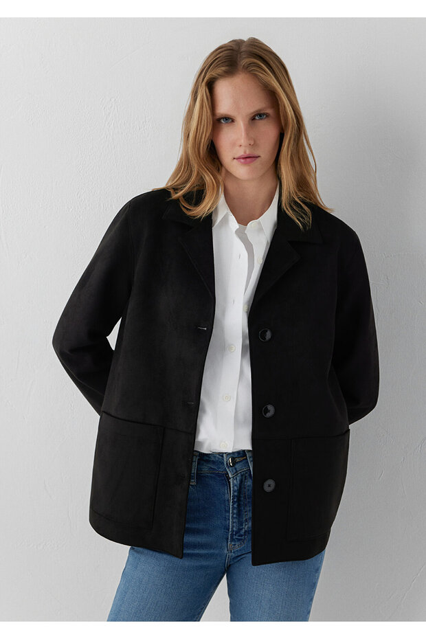Woven Jacket Black