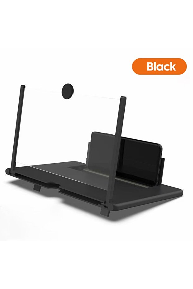 Black 12 inch 12/10Inch Mobile Phone Screen Amplifier HD Phone Screen Video Magnifier Screen Phone P
