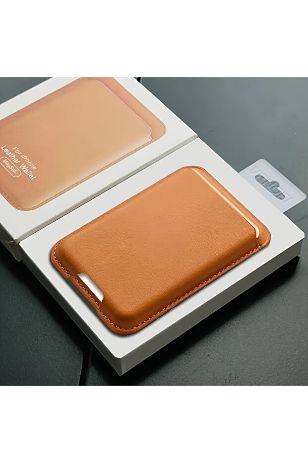 Orange Luxury PU Magnetic Card Holder for iphone 17 16 15 14 13 12 18 Pro Max Case Magnetic Card Slo