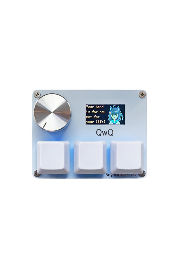 Gateron KS-20 White Sayodevice O3C Keyboard Rapid Trigger Hall Magnetic Switches For OSU Geometry Da