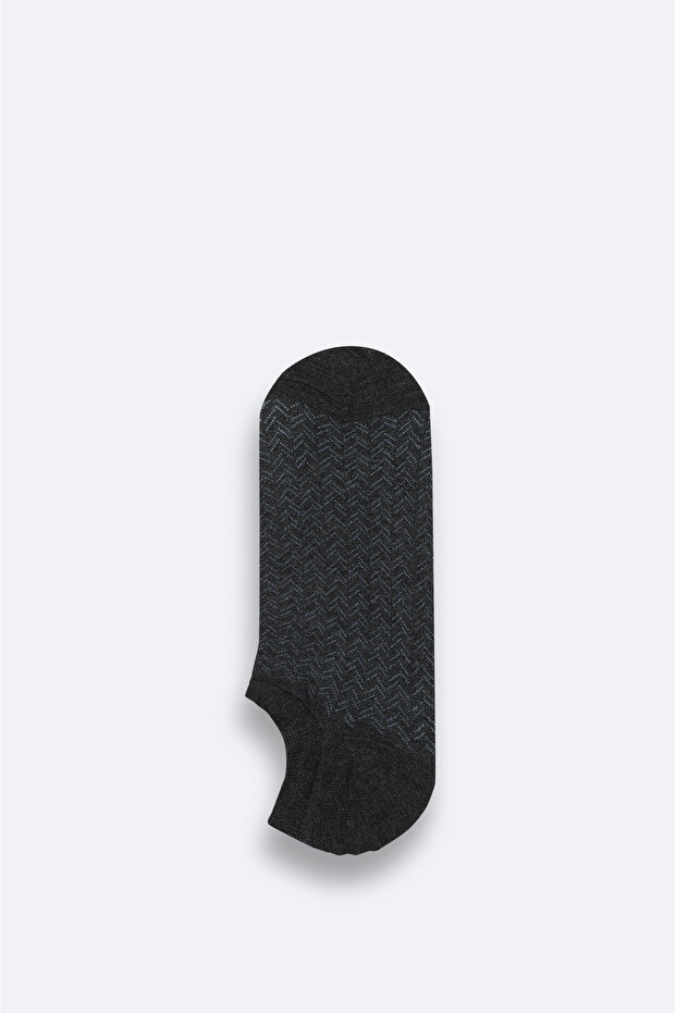 Men's Anthracite Bamboo Sneaker Socks A51Y8503