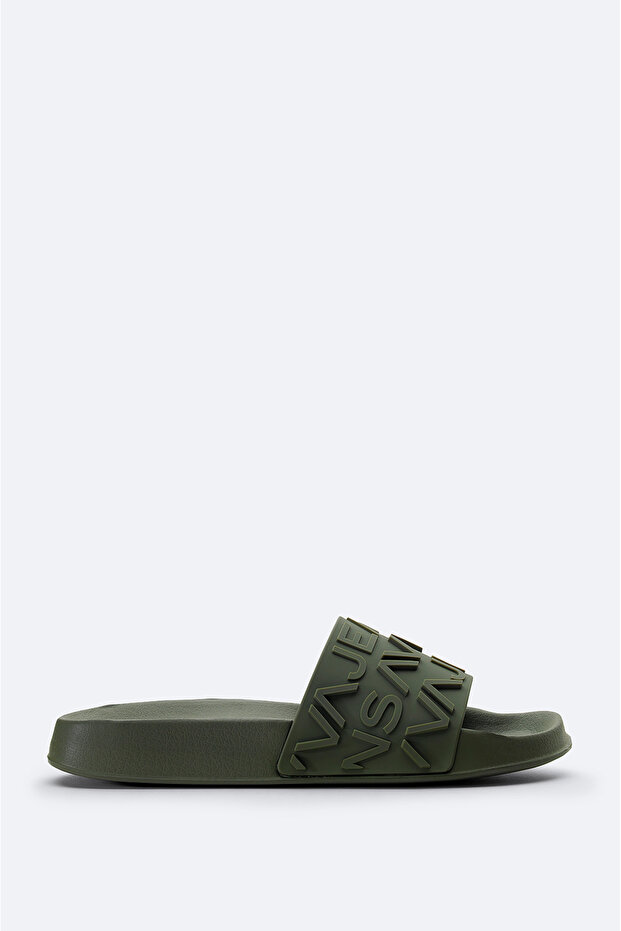 Men's Khaki Flexible Sole Lightweight Slippers A51Y8305