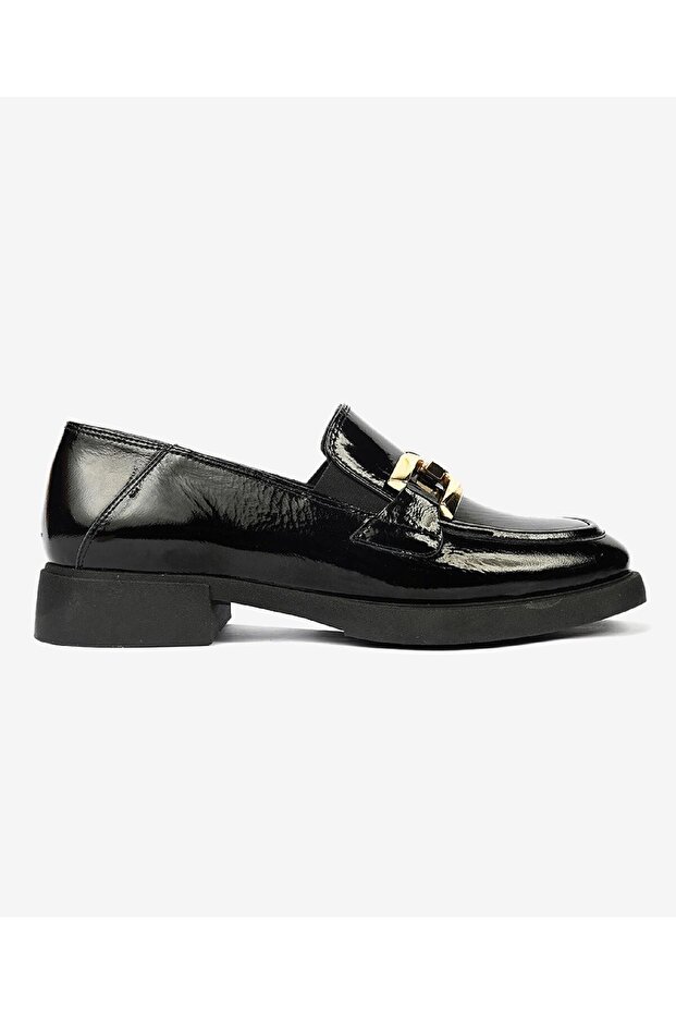 59120 Zn Leather Comfort Classic Oxford Women's Shoes Black-Pattern