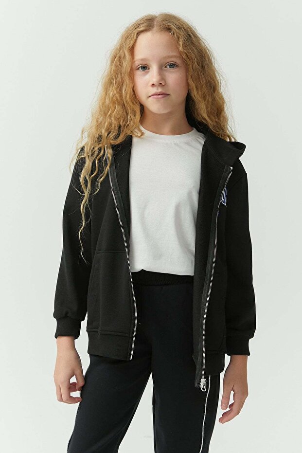 Girl's Hooded Sweat Top