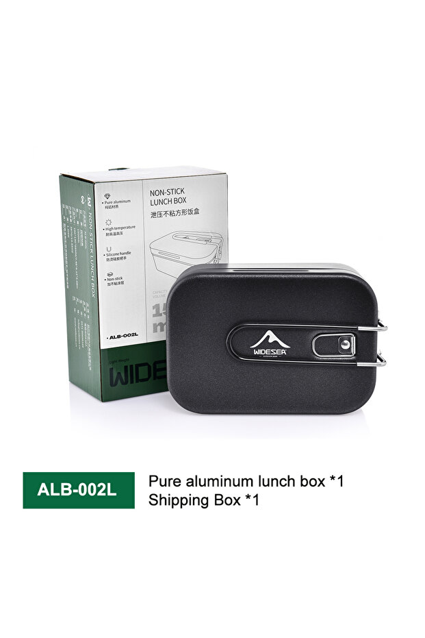 ALB-002L Pure Aluminum Lunch Box with Pressure Relief Function - Rice Cooking Pot Non-Stick