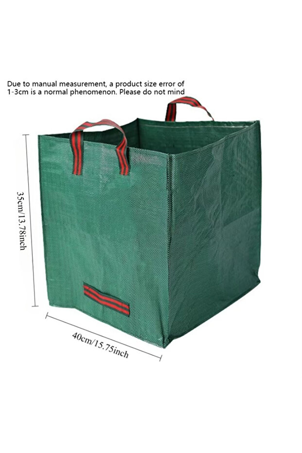 60L 60/125L Gallon Heavy-Duty Garden Storage Bag | Reusable Puncture-Resistant Lawn & Leaf Collectio