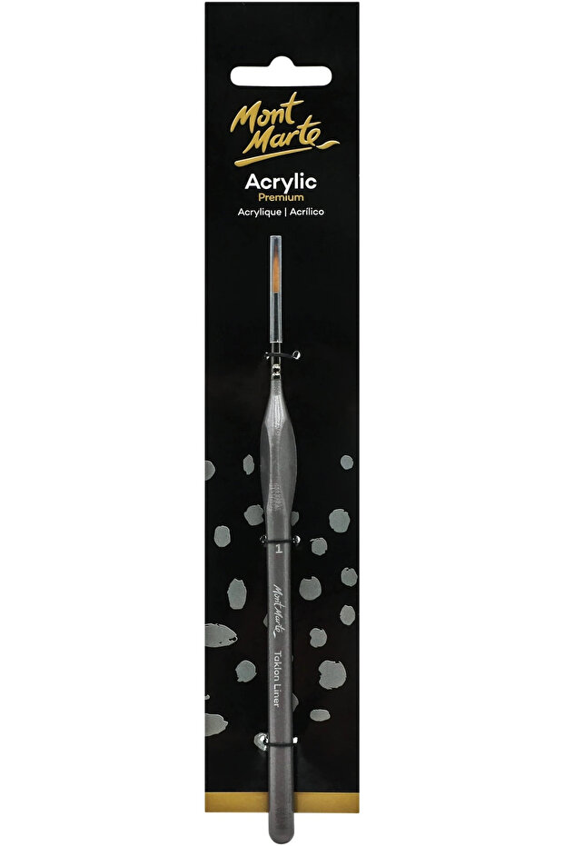 Artist Acrylic Paint Brush Premium Taklon Liner 1
