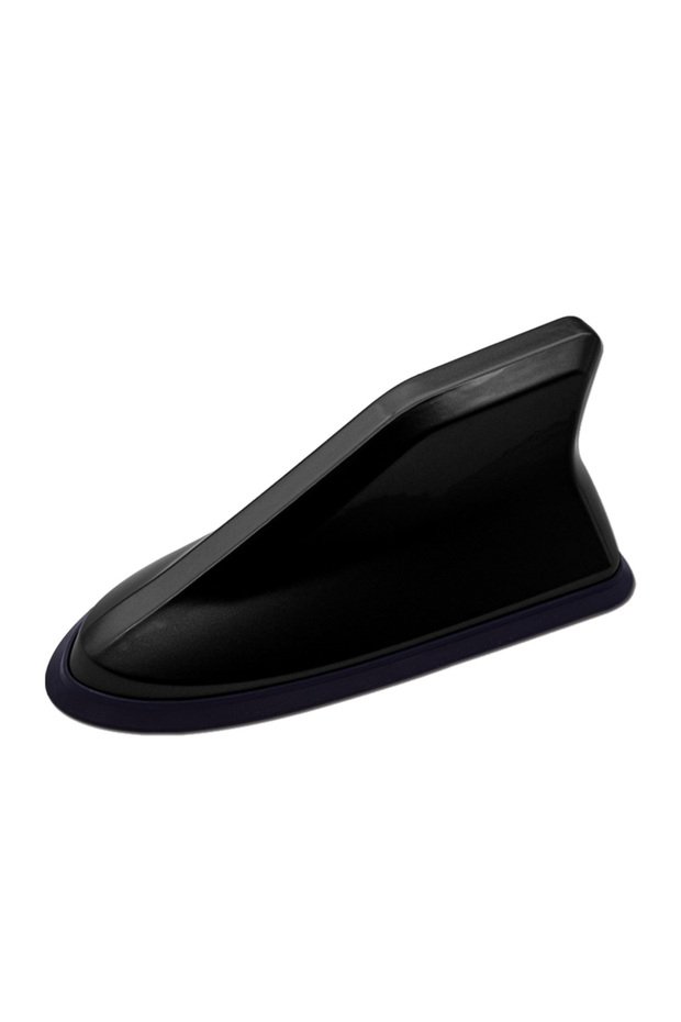 Black Carbon Fiber Look Car Roof Top Mount Shark Fin Aerial Antenna Toppers Auto Radio AM FM Antenna