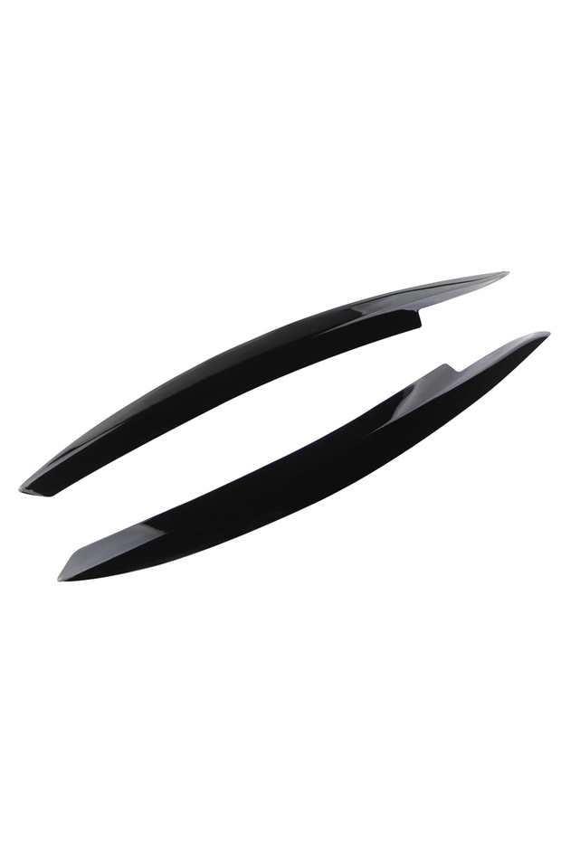 Full black 2Pcs Car Headlight Eyebrow Eyelids Stickers Trim Cover for Volkswagen VW GOLF 6 VI MK6 GT