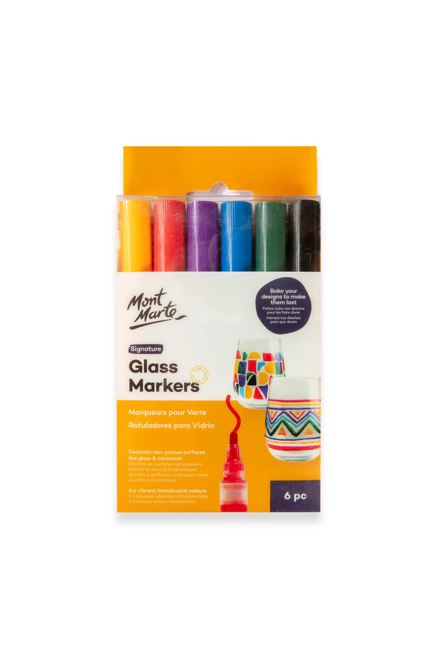 Signature Glass Marker Set of 6