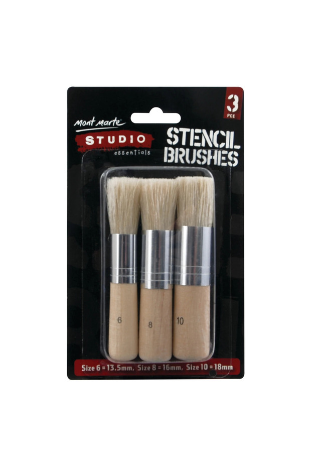 Stencil Brushes Discovery Series 3-Pack