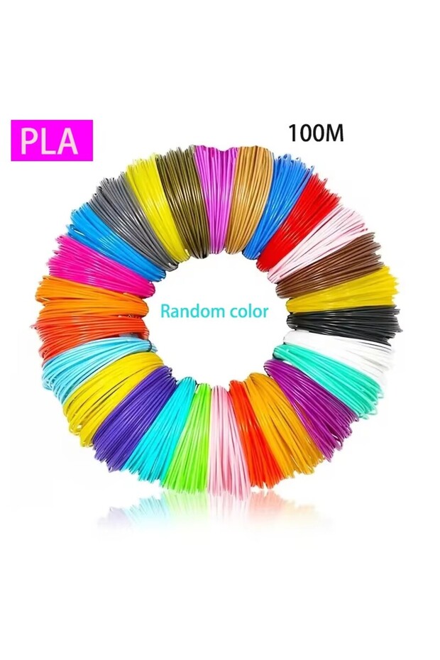 PLA 20colors-100M 3D Print Plastic,3-d Pens Filament Materials,3d Printing Filament,Diameter 1.75mm