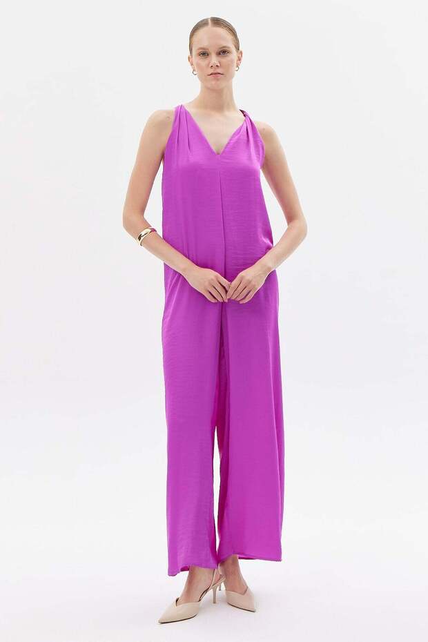Women's Satin Jumpsuit