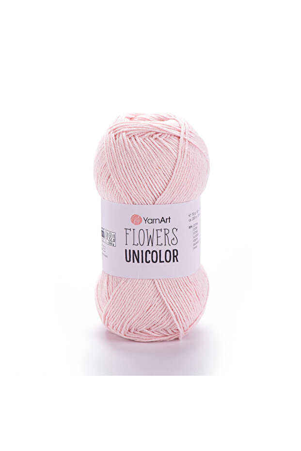 Flowers Unicolor - Hand Knitting Thread Candy Pink-733