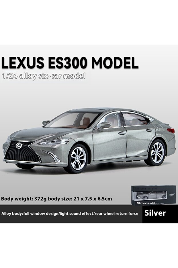 Maisto silver with box 1:24 Lexus ES300 Large Luxury Executive Sedan Alloy Metal Diecast Car Model S
