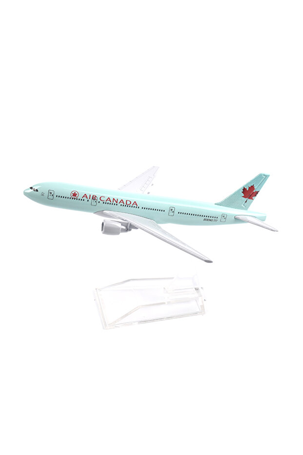 091 JASON TUTU 16cm Canada Boeing 777 Aircraft Model Planel Airplane Diecast Metal 1/400 Scale Plan