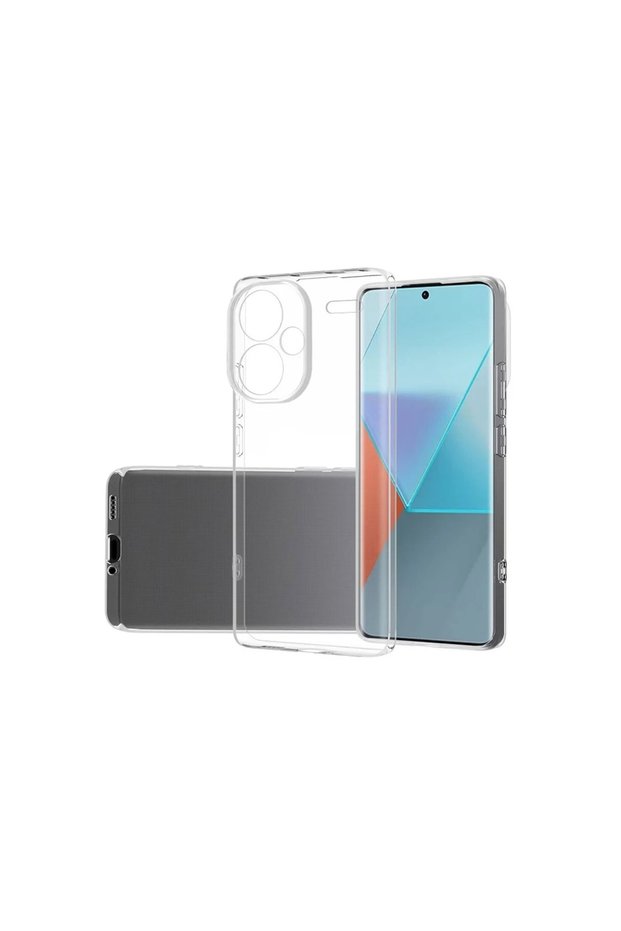 حافظة هاتف Xiaomi Redmi Note 13 Pro Plus مصنوعة من السيليكون الشفاف الفاخر