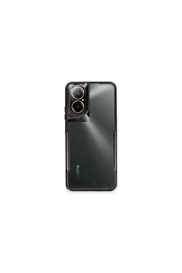 Realme 12 Lite Case Boyi Silicone Cover - Black