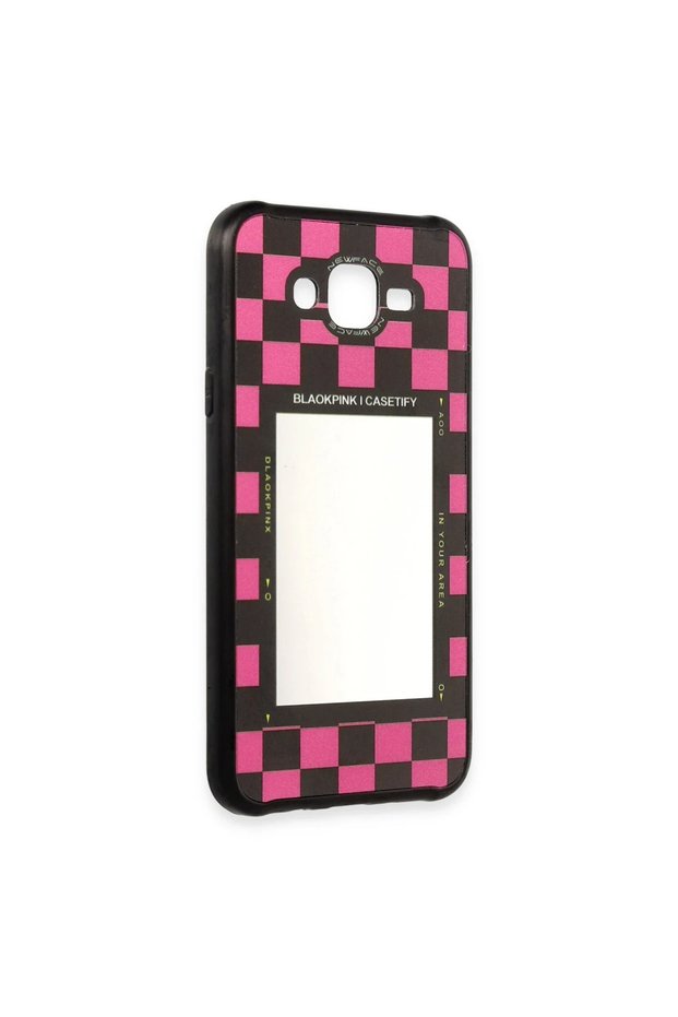 Samsung Galaxy J7 Case Mirror Patterned Cover - Mirror - 8