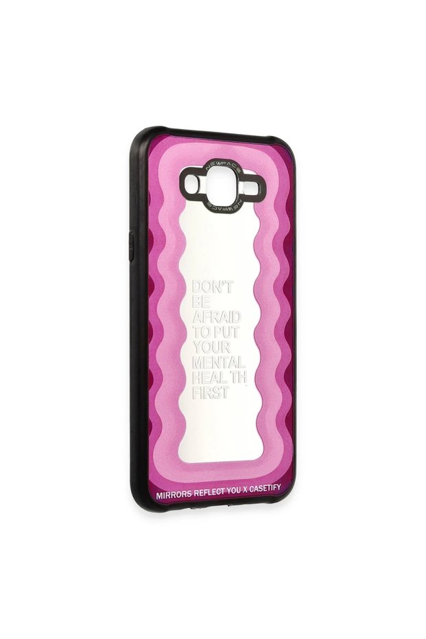 Samsung Galaxy J7 Case Mirror Patterned Cover - Mirror - 11