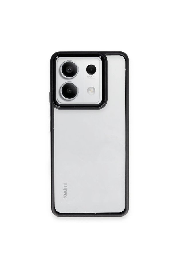 حافظة هاتف Xiaomi Redmi Note 13 Pro 5G مصنوعة من السيليكون - أسود