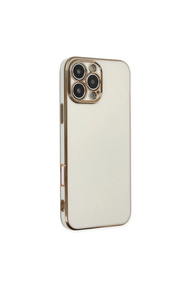 Apple iphone 16 pro case volet silicone - white