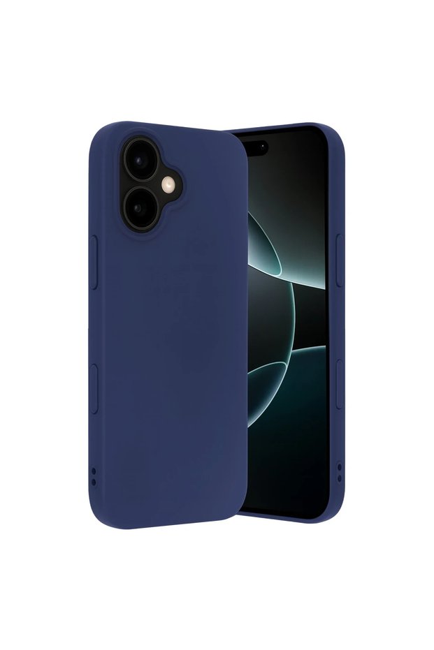 Apple iPhone 17 Nano Inside Velvet Silicone - Navy Blue