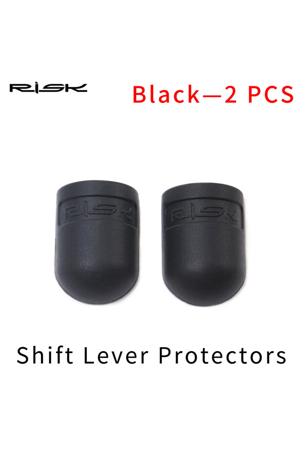 black 1pair Bike Shifter Lever Protector Cover,Silicone Anti-scratch Sleeve,Oil Disc Brake Lever Pro