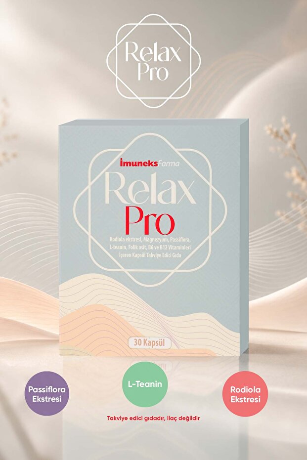 İmuneks Farma Relax Pro 30 Capsules