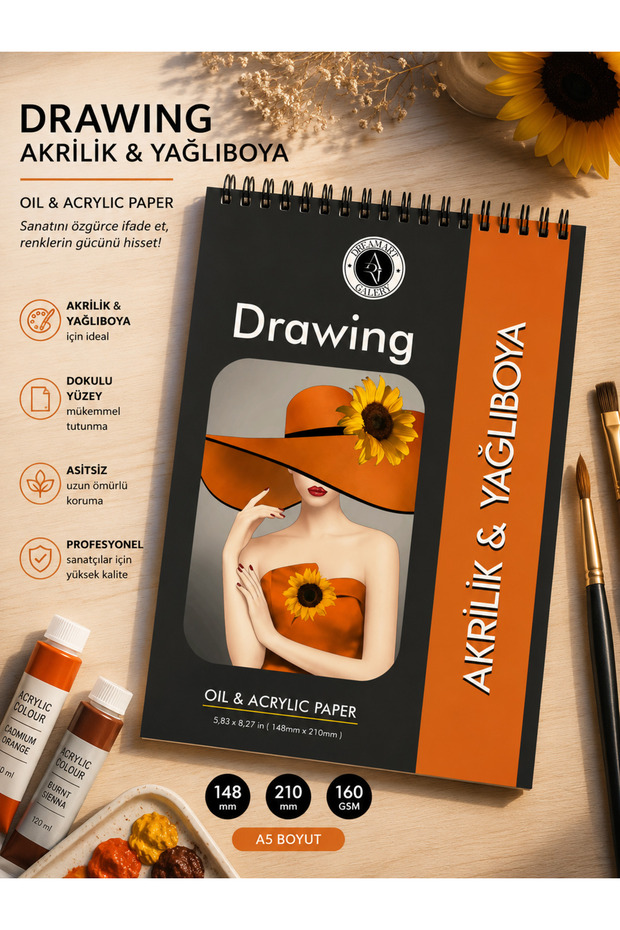 Sketchpad Sketchbook Oil Painting Acrylic Paint Drawing Notebook