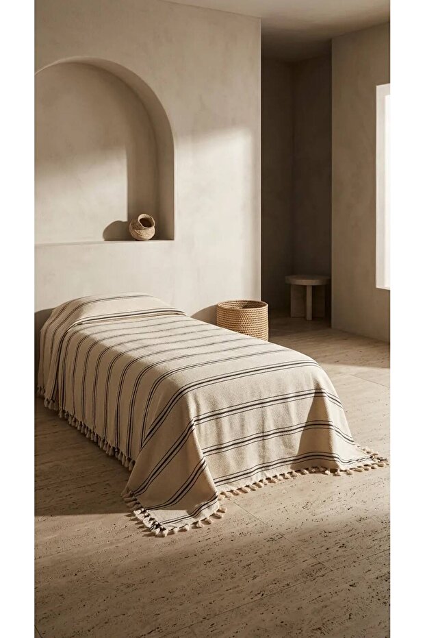 Natural Cotton, Soft Single Pique, Sofa Cover, Multi-Purpose Cover 160X220 Cm.