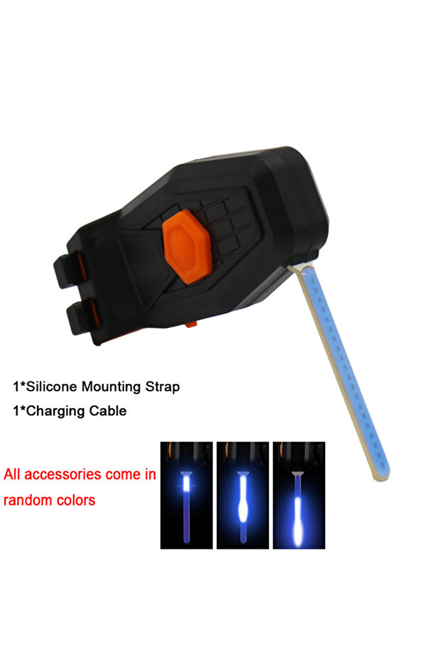 Blue Bike Photon Drop Rear Light Waterproof Type-C COB Bicycle Creative Tail Light MTB Bike Cycling