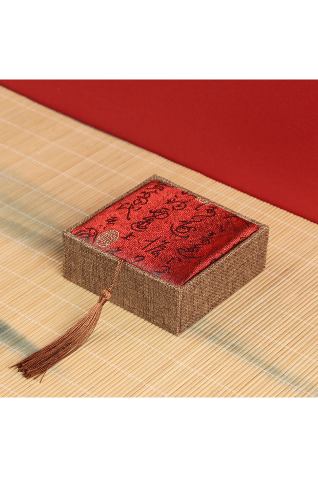 A1 Vintage Tassel Jewelry Box Necklace Jade Bangle Bracelet Pendant Storage Display Box Chinese Styl